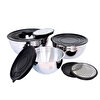 Picture of Serenk Modernist 9 Pieces Stainless Steel Mixing and Storage Bowl Set with Grater