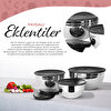 Picture of Serenk Modernist 9 pcs Stainless Steel Mixing and Storage Bowl Set with Grater