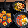 Picture of Serenk Excellence 3 Pieces Granite Pan Set Induction 20-24-28 cm