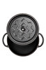 Picture of Sürel Cast iron round casserole      20 cm black