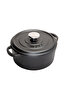 Picture of Sürel Cast iron round casserole     24 cm black