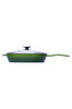 Picture of Sürel Cast iron glass lid  fry pan 28 cm green