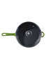 Picture of Sürel Cast iron glass lid  fry pan 28 cm green