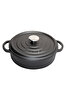 Picture of Sürel   Cast iron round shallow casserole   28 cm black