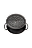 Picture of Sürel Cast iron oval casserole   23X29 cm black