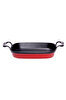 Picture of Sürel Cast iron square baking dish  22 cm   red