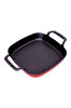 Picture of Sürel Cast iron square baking dish  22 cm   red