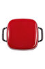 Picture of Sürel Cast iron square baking dish  22 cm   red