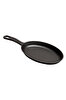 Picture of Sürel Cast iron mini ellipse pan   16X24 cm black