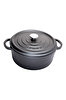 Picture of Sürel Cast iron round casserole     32 cm black