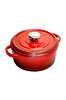 Picture of Sürel Cast iron round casserole     24 cm degrade red