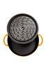 Picture of Sürel   Cast iron round shallow casserole   28 cm orange