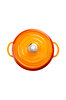 Picture of Sürel   Cast iron round shallow casserole   28 cm orange