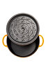 Picture of Sürel Cast iron round shallow casserole   24 cm orange