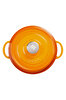 Picture of Sürel Cast iron round shallow casserole   24 cm orange