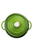 Picture of Sürel   Cast iron round shallow casserole   28 cm green