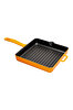 Picture of Sürel Cast iron square grill pan   25x25 cm orange