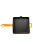 Picture of Sürel Cast iron square grill pan   25x25 cm orange