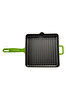 Picture of Sürel Cast iron square grill pan   25x25 cm green