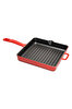 Picture of Sürel Cast iron square grill pan   25x25 cm red