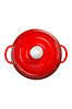Picture of Sürel Cast iron round shallow casserole   24 cm red