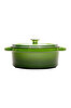 Picture of Sürel Cast iron round casserole     24 cm degrade green