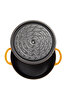 Picture of Sürel Cast iron round casserole    28 cm degrade orange