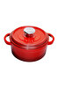 Picture of Sürel Cast iron round casserole      20 cm  degrade red