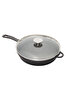 Picture of Sürel Cast iron glass lid  fry pan 28 cm black