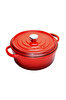 Picture of Sürel Cast iron round casserole     32 cm red