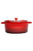 Picture of Sürel Cast iron round casserole     32 cm red