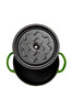 Picture of Sürel Cast iron round casserole      20 cm degrade green