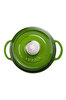 Picture of Sürel Cast iron round casserole      20 cm degrade green