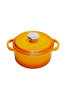 Picture of Sürel Cast iron round casserole      20 cm degrade orange