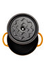 Picture of Sürel Cast iron round casserole      20 cm degrade orange