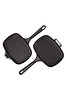 Picture of Sürel Cast iron oval grill tost   25X18 cm black