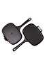Picture of Sürel Cast iron oval grill tost   25X18 cm black