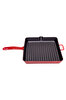 Picture of Sürel Cast iron square grill pan   30X30 cm red