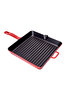 Picture of Sürel Cast iron square grill pan   30X30 cm red