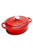 Picture of Sürel Cast iron oval casserole   23X29 cm red