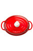 Picture of Sürel Cast iron oval casserole   23X29 cm red