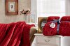 Picture of Dolce Bonita Home Single Embossed Vizon Blanket Heart Red