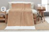 Picture of Dolce Bonita Home Single Cotton Blanket Another Coffee-White