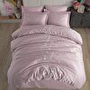 Picture of Hobby Premium Ella Pudra - Poplin Double Embroidered Duvet Cover Set