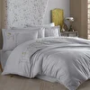 Picture of Hobby Premium Diva Gray - Poplin Double Embroidered Duvet Cover Set