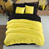 Picture of Hobby Diamond Yellow - Black - Poplin Single Duvet Cover Set