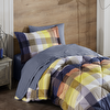 Picture of Hobby Virginia Navy Blue - Poplin Single Sleeping Set