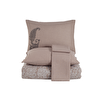 Picture of Hobby Leona Beige - Ranforce Double Duvet Cover Set