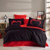 Picture of Hobby Amore Black - Double Satin Duvet Cover Set