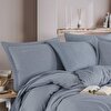Picture of Hobby Yarn Dyed Double Duvet Cover Set - Blue